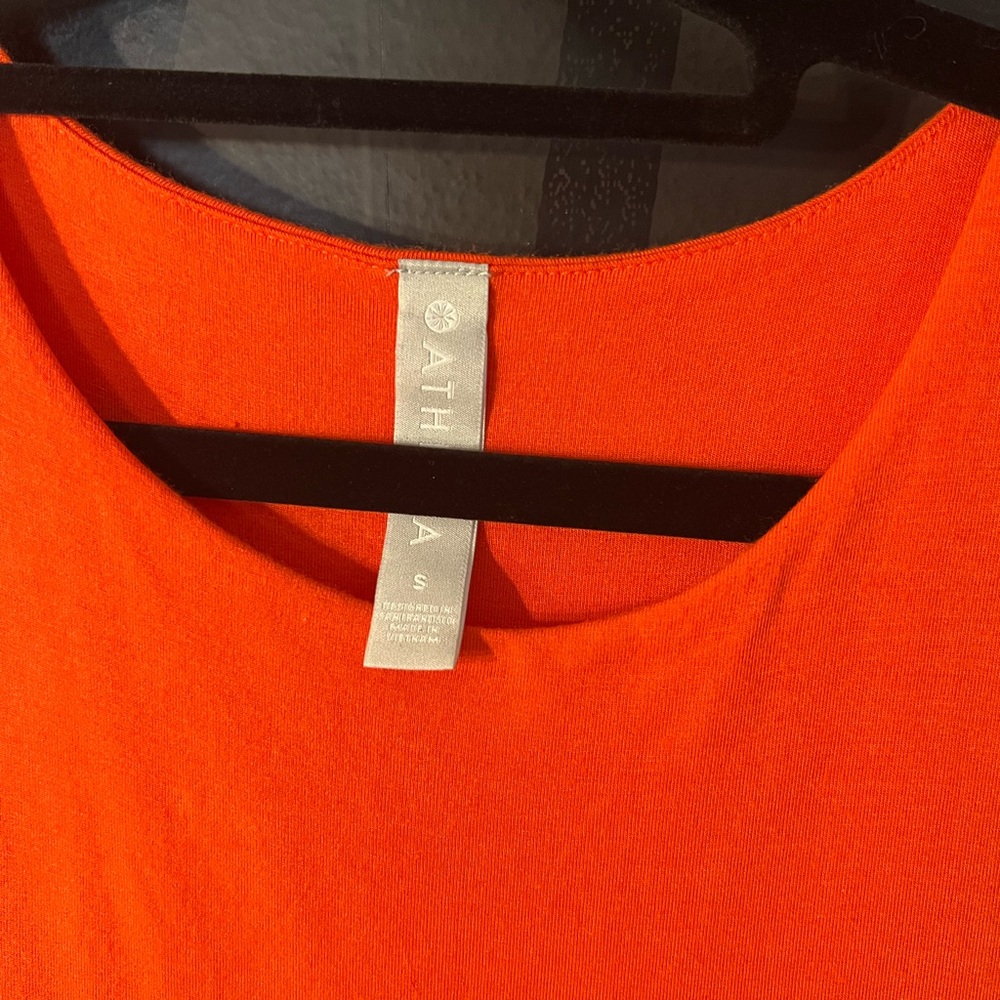 (2) Athleta orange and coral pink dresses - Picture 6 of 7